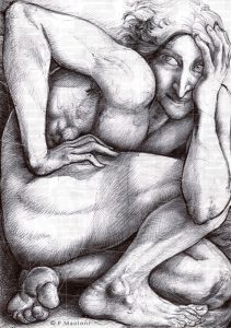 Art print d’un dessin original de Pascal Maoloni en édition limitée