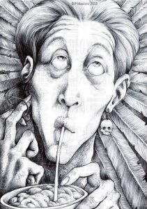 Art print d’un dessin original de Pascal Maoloni en édition limitée