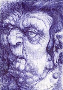 Art print d’un dessin original de Pascal Maoloni en édition limitée