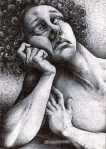 Art print d’un dessin original de Pascal Maoloni en édition limitée