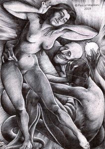 Art print d’un dessin original de Pascal Maoloni en édition limitée