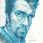 Dessin Autoportrait Pascal Maoloni