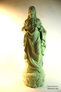 Sculpture Sacré cœur de Jesus par Pascal Maoloni