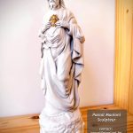 Sculpture Sacré cœur de Jesus par Pascal Maoloni