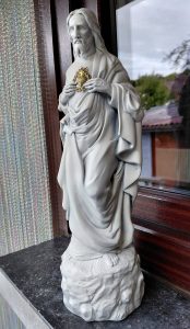 Sculpture Sacré cœur de Jesus par Pascal Maoloni