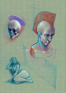 Dessin esquisse Maoloni Pascal