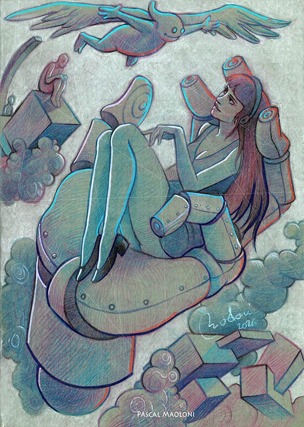 Dessin esquisse Maoloni Pascal