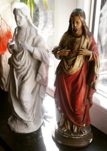 Sculpture Sacré cœur de Jesus par Pascal Maoloni